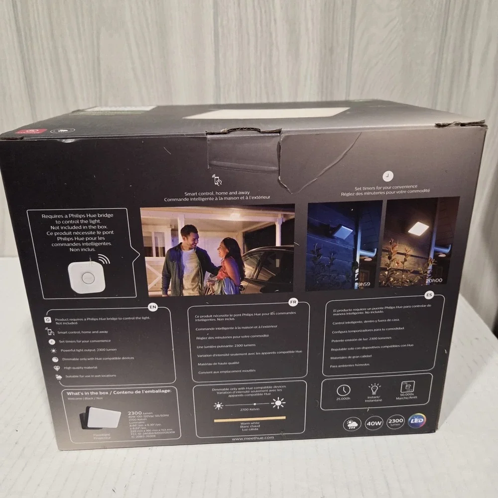 Philips - Hue White Welcome Outdoor Floodlight 1743630V7